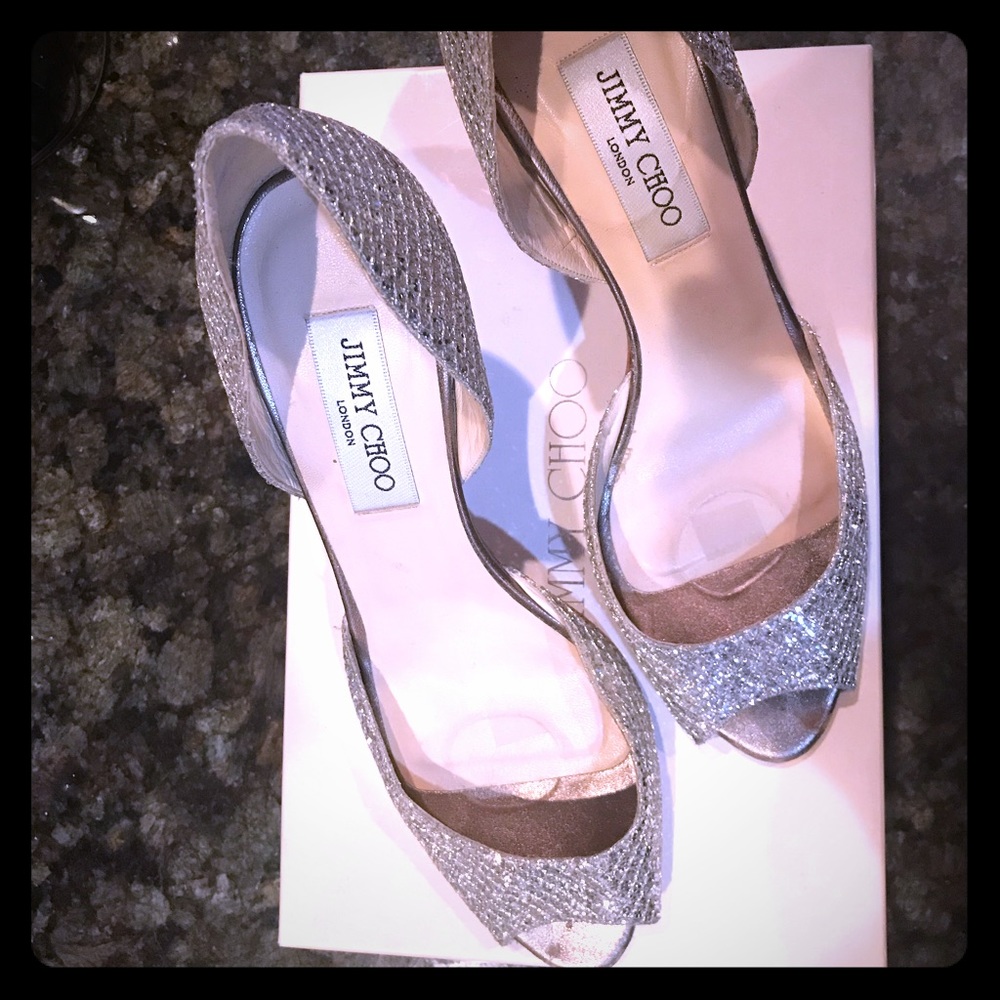 ✨Jimmy Choo Dorsay Peep Toe Pump ✨ 💯 Authentic